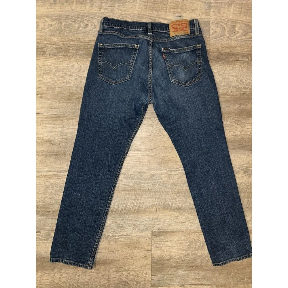 Levi's 511 Slim Fit Men's Jeans W32 L30 Dark Wash Denim Pants Blue